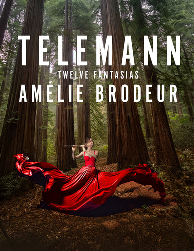 Telemann Twelve Fantasias for Solo Flute by Amélie Brodeur